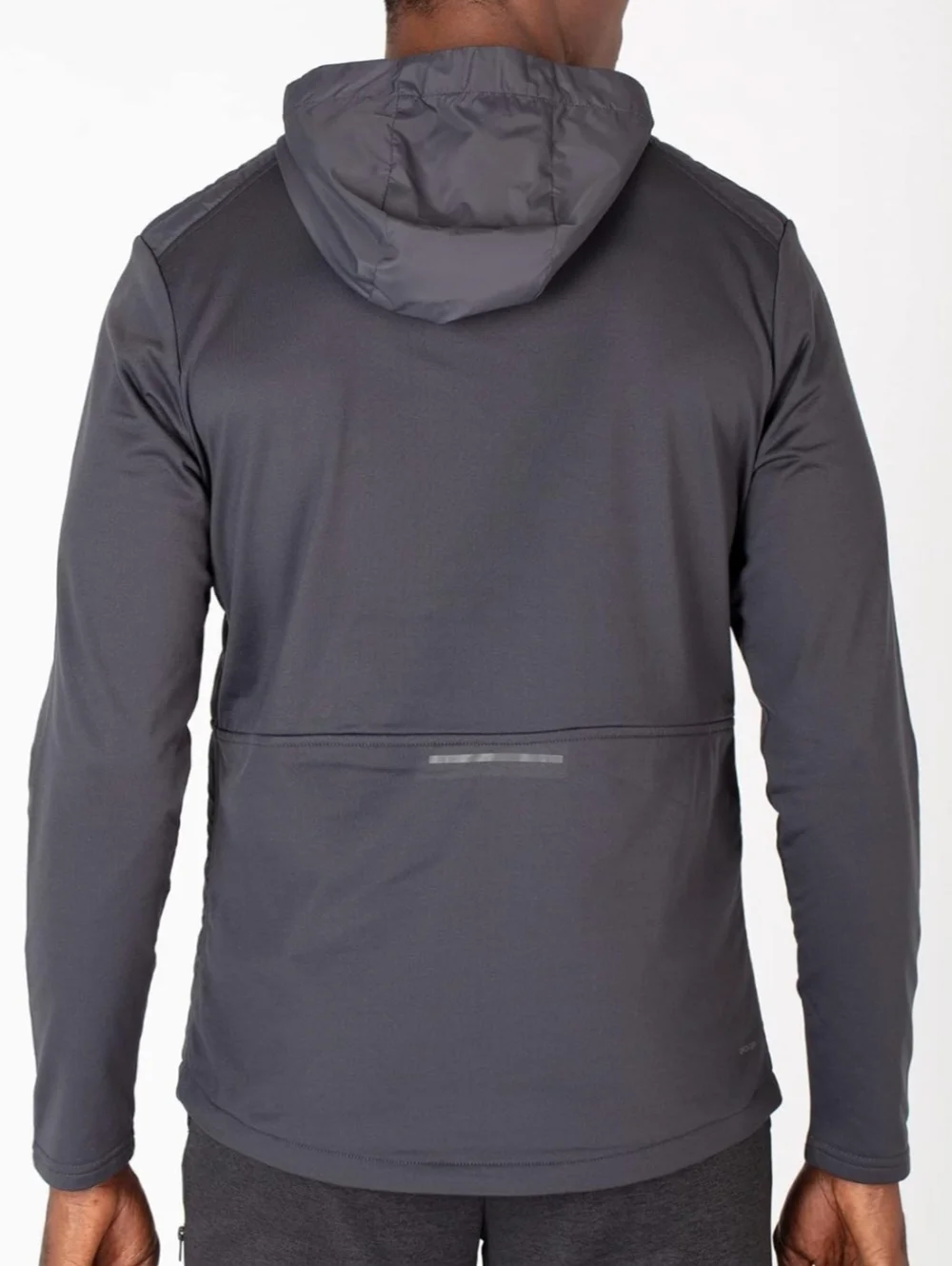 Skora Men's Black Hooded Light Quilted Running Jacket Size Small (35-36) AG-3465 - Picture 3 of 13